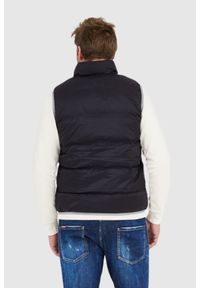 La Martina - LA MARTINA Czarny puchowy bezrękawnik męski, Rozmiar XL. Kolor: czarny. Materiał: puch. Długość rękawa: bez rękawów #3