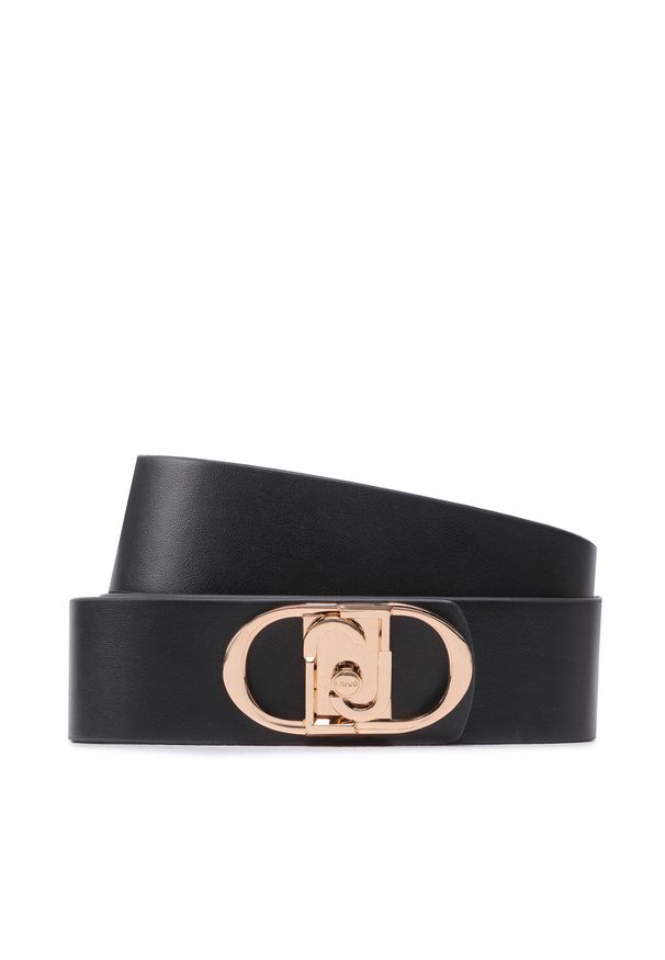Pasek Damski Liu Jo Ecs Belt 3.5cm AA3251 E0061 Nero 22222. Kolor: czarny. Materiał: skóra