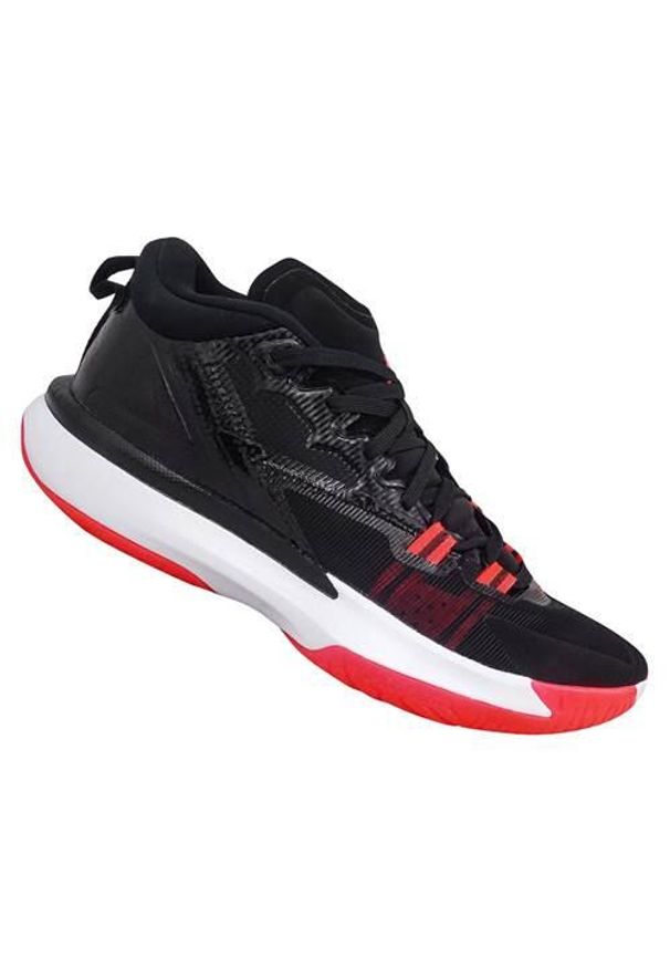 Buty koszykarskie męskie Nike Air Jordan Zion 1. Zapięcie: sznurówki. Kolor: czarny. Materiał: guma, materiał, syntetyk. Szerokość cholewki: normalna. Model: Nike Air Jordan
