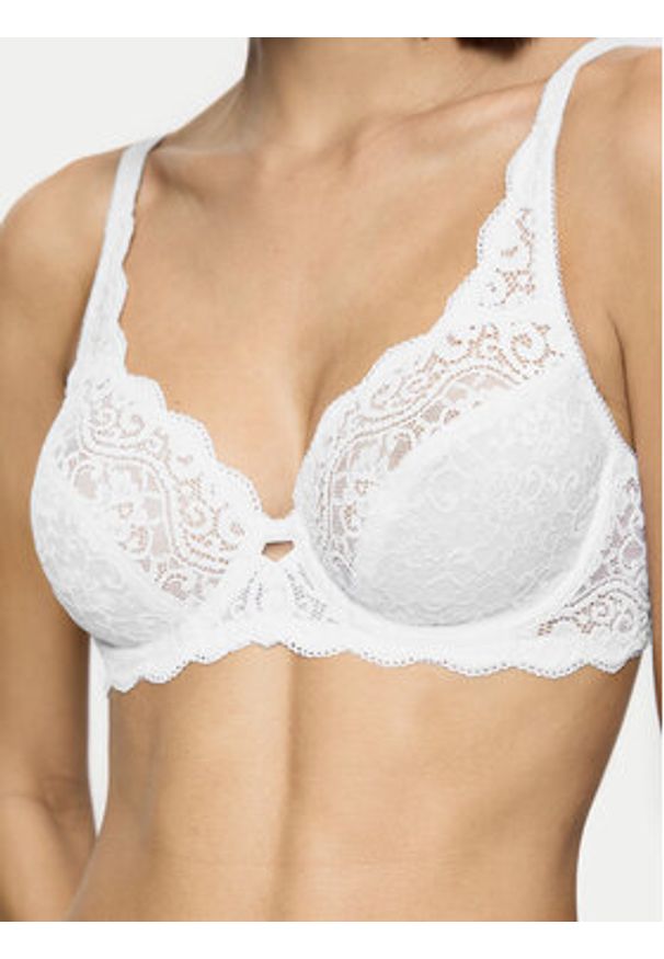 Triumph Biustonosz z fiszbiną Amourette 10209574 Biały. Kolor: biały. Materiał: syntetyk