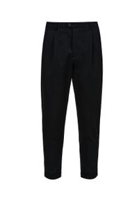 AllSaints Spodnie męskie kolor czarny w fasonie cargo. Kolor: czarny. Materiał: bawełna #5