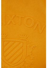 Brixton bluza bawełniana męska kolor pomarańczowy gładka. Okazja: na co dzień. Kolor: pomarańczowy. Materiał: bawełna. Wzór: gładki. Styl: casual #5