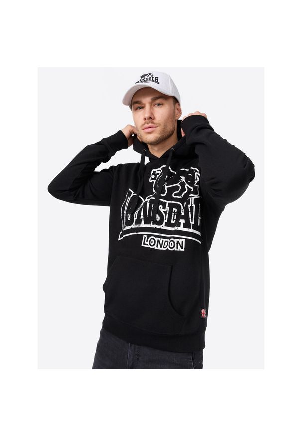 Bluza z kapturem Lonsdale Tadley. Typ kołnierza: kaptur. Kolor: wielokolorowy, biały, czarny