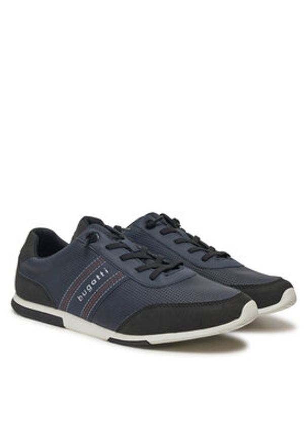Bugatti Sneakersy 325-86705-5550-4110 Granatowy. Kolor: niebieski. Materiał: skóra