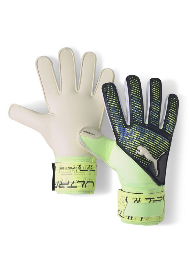 Puma - Rękawice bramkarskie PUMA Ultra Grip 2 Rc. Kolor: zielony, niebieski, wielokolorowy, żółty. Sport: piłka nożna