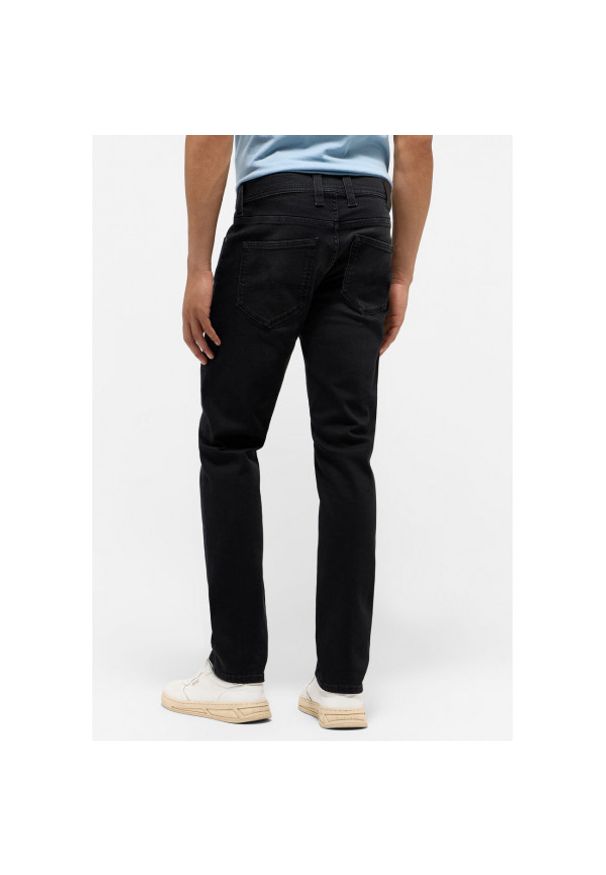 Męskie Spodnie Jeansowe Mustang Style Oregon Slim Denim Black 1015866 4000 842