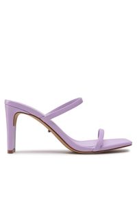 DeeZee Klapki LS5488-01 Fioletowy. Kolor: fioletowy. Materiał: skóra