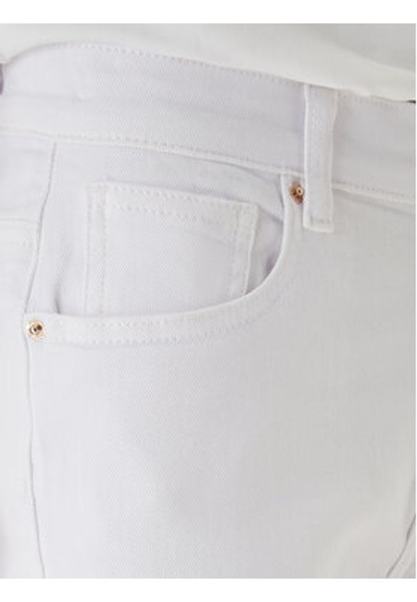 Fracomina Jeansy FP26SVD005W61501 Biały Slim Fit. Kolor: biały
