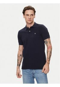 United Colors of Benetton - United Colors Of Benetton Polo 3089J3179 Granatowy Regular Fit. Typ kołnierza: polo. Kolor: niebieski. Materiał: bawełna