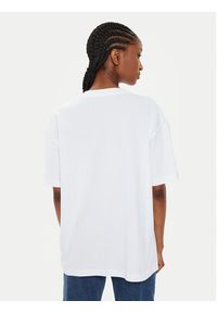 Calvin Klein Jeans T-Shirt Monologo J20J223561 Biały Loose Fit. Kolor: biały. Materiał: bawełna #4