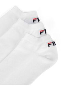 Fila Skarpety Niskie Męskie F9100-AW24 (3-pack) Biały. Kolor: biały. Materiał: bawełna