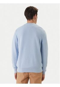BOSS Sweter H-Imberto 50545283 Błękitny Regular Fit. Kolor: niebieski. Materiał: bawełna #4