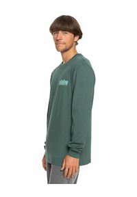 Quiksilver - Koszulka z długim rękawem dla Mężczyzn THREE TREE Zielony. Kolor: zielony. Materiał: materiał, bawełna. Długość rękawa: długi rękaw. Długość: długie. Wzór: nadruk