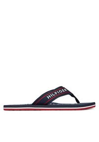 TOMMY HILFIGER - Tommy Hilfiger Japonki Sporty Hilfiger Beach Sandal FM0FM05805 Granatowy. Kolor: niebieski. Materiał: materiał. Styl: sportowy #5