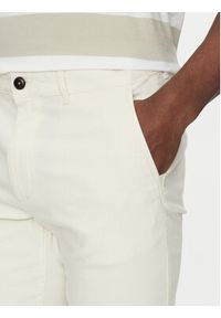 BOSS Szorty materiałowe 50536874 Écru Slim Fit. Materiał: bawełna #3