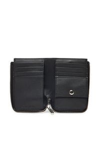 Calvin Klein Portfel damski Embossed Logo Zip Cardholder K60K613157 Czarny. Kolor: czarny. Materiał: skóra #3