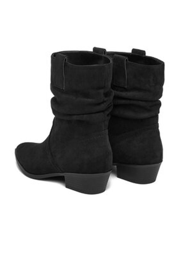 Jenny - JENNY Kowbojki CEO-R25AW09074 Czarny. Kolor: czarny. Materiał: materiał