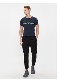 Emporio Armani Underwear T-Shirt 111035 4R516 00135 Granatowy Regular Fit. Kolor: niebieski. Materiał: bawełna #4