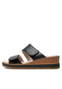 Caprice Klapki 9-27250-42 Czarny. Kolor: czarny. Materiał: skóra #5