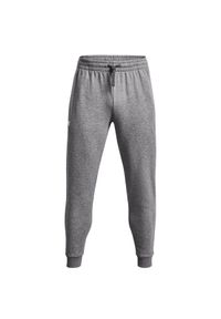 Under Armour - Spodnie Do Joggingu Męskie Polar Rival. Kolor: szary. Materiał: polar. Sport: bieganie #1