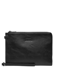 Guess Saszetka PMBOCA P5438 Czarny. Kolor: czarny. Materiał: skóra