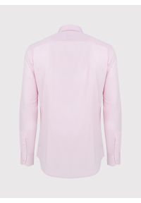Pako Lorente - PAKO LORENTE – Różowa koszula męska. Kolor: różowy. Materiał: bawełna. Długość rękawa: długi rękaw. Długość: długie. Wzór: gładki #6
