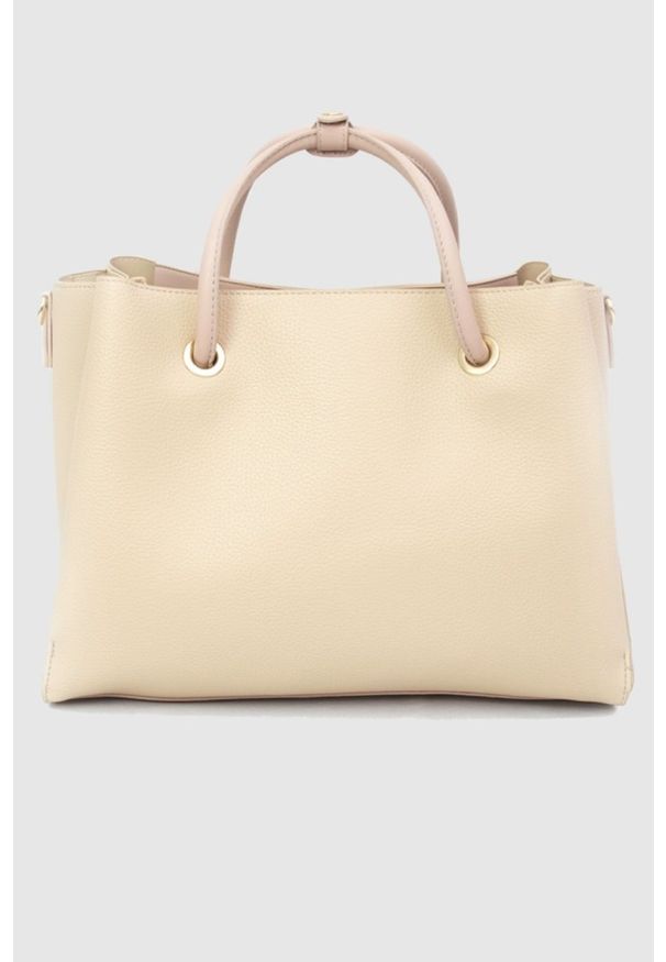 Valentino by Mario Valentino - VALENTINO Beżowa shopperka Alexia. Kolor: beżowy