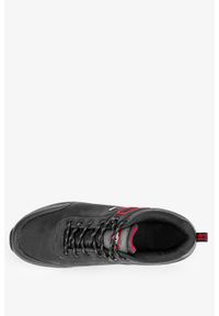 Badoxx - Czarne buty trekkingowe sznurowane badoxx exc8145/r. Kolor: czerwony, wielokolorowy, czarny #1