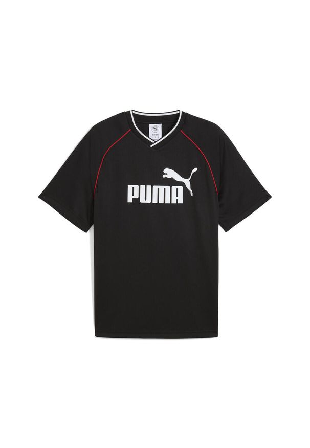 Puma - Męska koszulka piłkarska Essentials PUMA Black. Kolor: czarny. Sport: piłka nożna