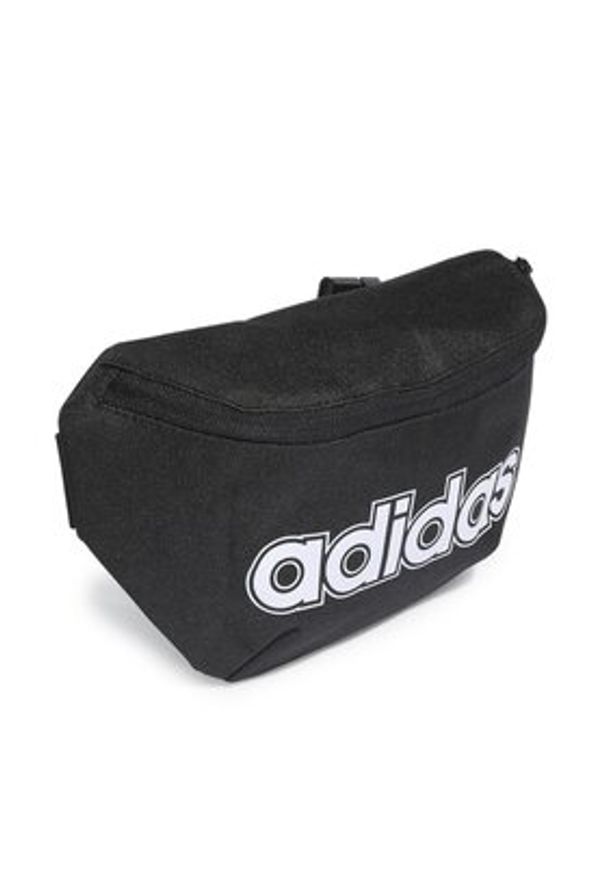 Adidas - adidas Nerka Classic Foundation Waist Bag HT4777 Czarny. Kolor: czarny. Materiał: materiał