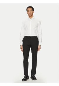 Hugo - HUGO Koszula Koey 50539808 Biały Slim Fit. Kolor: biały. Materiał: bawełna #2