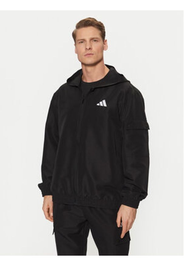 Adidas - adidas Dres Sportswear Woven Cargo JI8888 Czarny Regular Fit. Kolor: czarny. Materiał: syntetyk