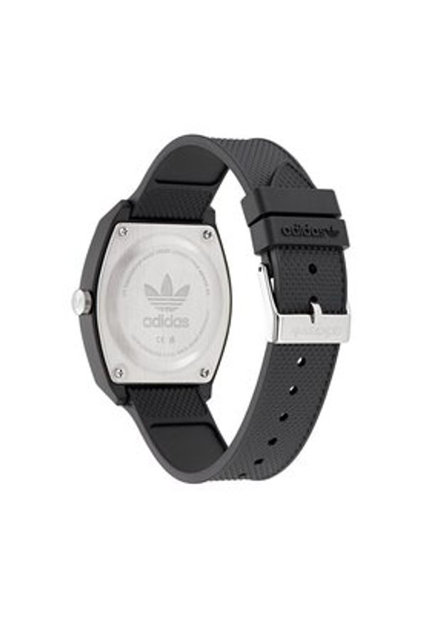 Adidas - adidas Zegarek Originals Project Two GRFX AOST23551 Czarny. Kolor: czarny