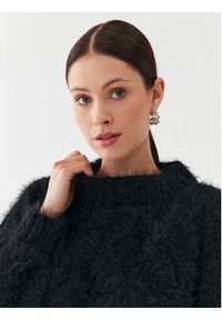 Glamorous Sweter TM0248 Czarny Regular Fit. Kolor: czarny. Materiał: syntetyk