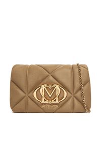 Love Moschino - Torebka LOVE MOSCHINO. Kolor: beżowy