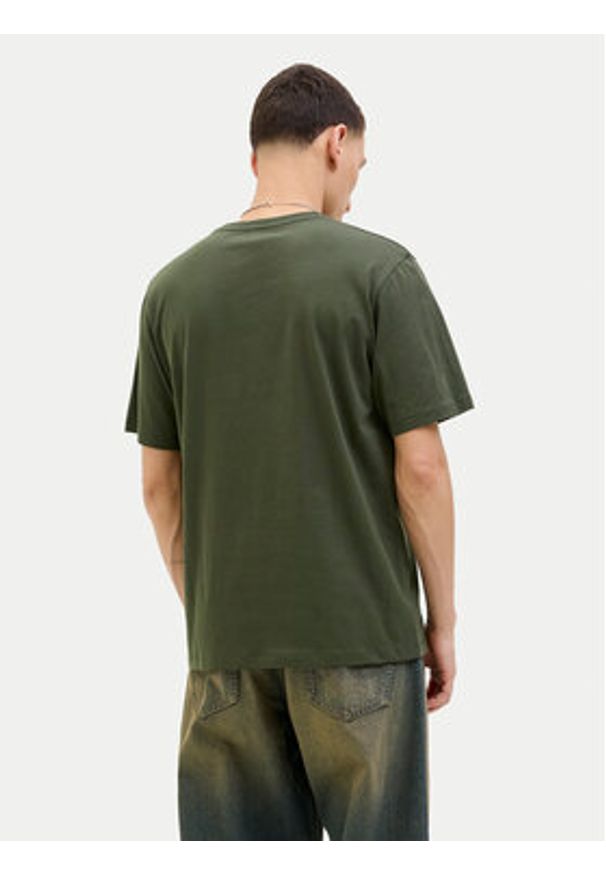 Jack & Jones T-Shirt Logo 12279535 Zielony Standard Fit. Kolor: zielony. Materiał: bawełna