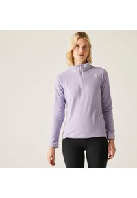 Regatta - Damski lekki polar turystyczny Montes z zamkiem błyskawicznym do połowy. Kolor: fioletowy, wielokolorowy, różowy. Materiał: polar. Sport: turystyka piesza #1