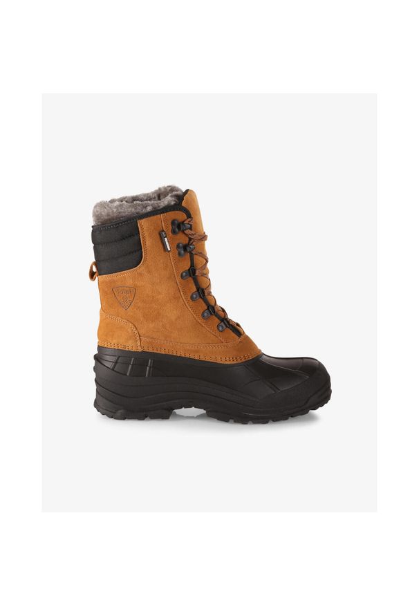 Ocieplane, wodoodporne buty zimowe Kilpi ANTARTIC HIGH WP-M. Kolor: brązowy. Materiał: nylon. Sezon: zima
