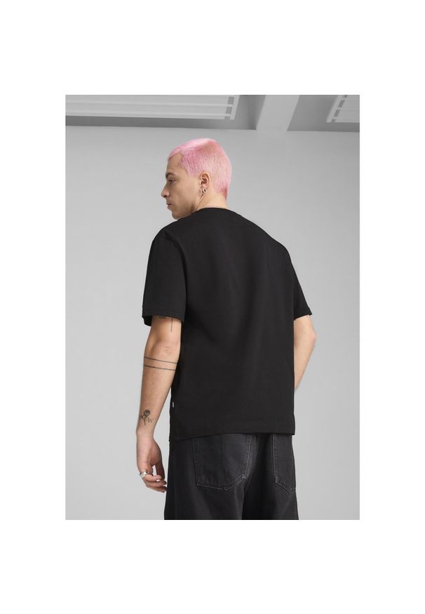 Puma - Męska koszulka Concept 2 Berlin o luźnym kroju PUMA Black. Kolor: czarny