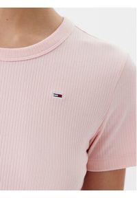 Tommy Jeans Sukienka codzienna DW0DW19721 Różowy Slim Fit. Okazja: na co dzień. Kolor: różowy. Materiał: wiskoza. Typ sukienki: proste. Styl: casual #4