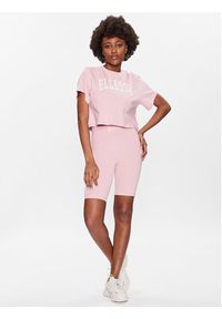Ellesse T-Shirt Lanetto SGR17855 Różowy Regular Fit. Kolor: różowy. Materiał: bawełna