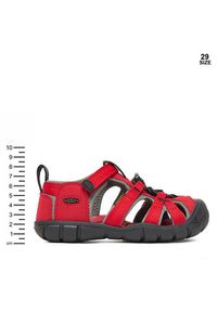 keen - Keen Sandały Seacamp II Cnx 1014470 Czerwony. Kolor: czerwony. Materiał: materiał #3