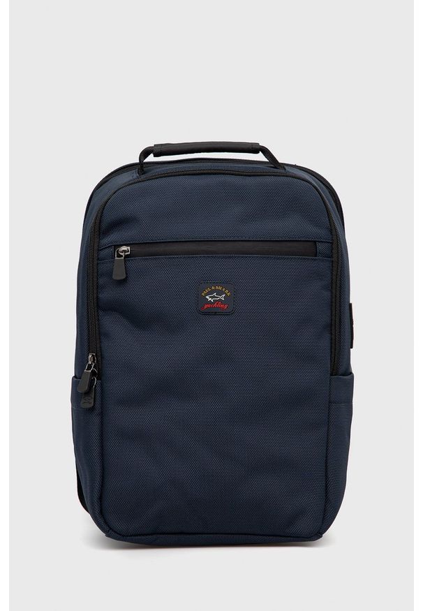 PAUL & SHARK - Paul&Shark plecak męski kolor granatowy duży gładki. Kolor: niebieski. Wzór: gładki