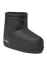 Moon Boot Śniegowce Low Nolace Rubber 14094100001 Czarny. Kolor: czarny