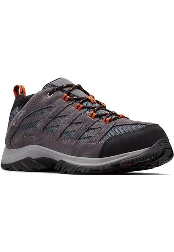 columbia - Buty trekkingowe męskie Columbia Crestwood. Zapięcie: sznurówki. Kolor: wielokolorowy, szary. Materiał: guma, skóra, tkanina, zamsz, materiał, syntetyk. Szerokość cholewki: normalna. Sport: turystyka piesza
