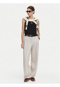 Beverly Hills Polo Club Top P-SS26W-TK550000 Czarny Regular Fit. Typ kołnierza: polo. Kolor: czarny. Materiał: bawełna #4