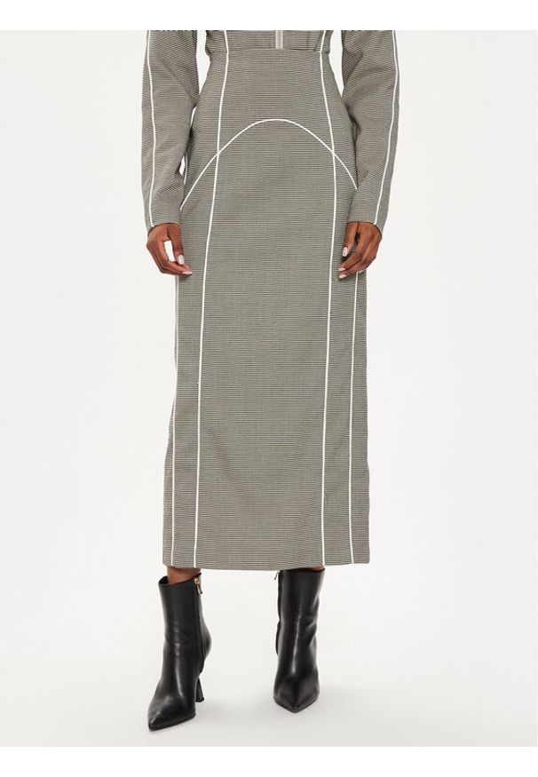 GESTUZ - Gestuz Spódnica maxi Pippa 10908667 Szary Slim Fit. Kolor: szary. Materiał: syntetyk