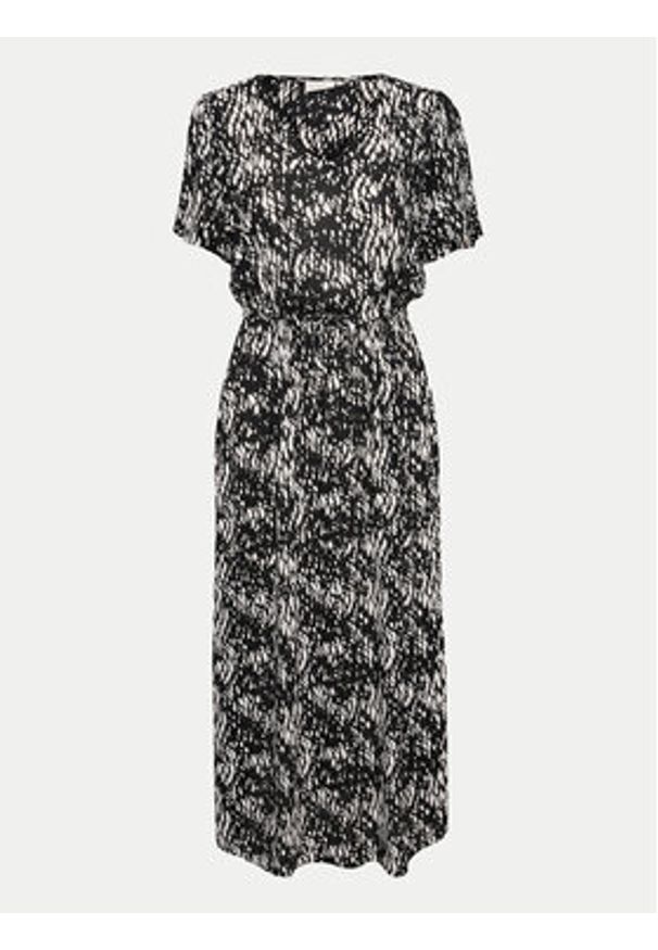 Kaffe Sukienka letnia Amber 10508624 Czarny Relaxed Fit. Kolor: czarny. Materiał: wiskoza. Sezon: lato