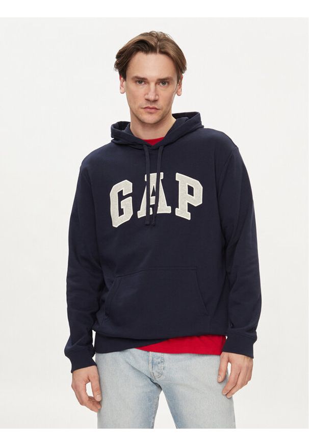GAP - Gap Bluza 868453-01 Granatowy Regular Fit. Kolor: niebieski. Materiał: bawełna
