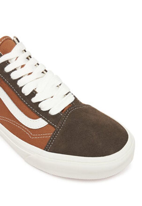 Vans Tenisówki Old Skool VN000D9YBW21 Brązowy. Kolor: brązowy. Materiał: materiał